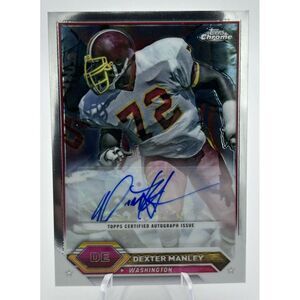 2023-24‎ Topps Composite #TCA-DM Dexter Manley Chrome Auto Variation Washington